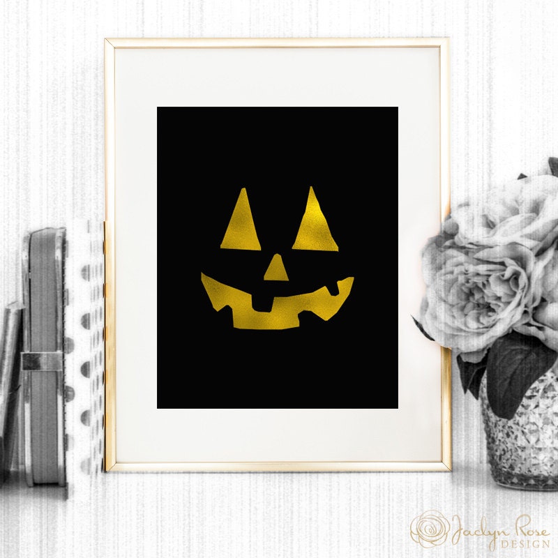 Halloween decor Halloween printable Pumpkin by JaclynRoseDesign