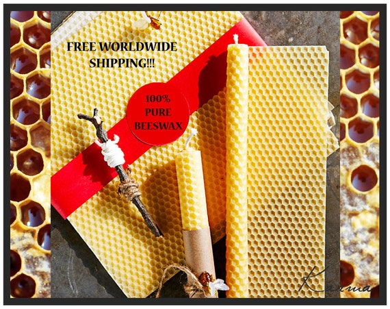 for kit hands wax Making Rolling Kit   / Set Organic   PURE, Beeswax Candle Beeswax Kit
