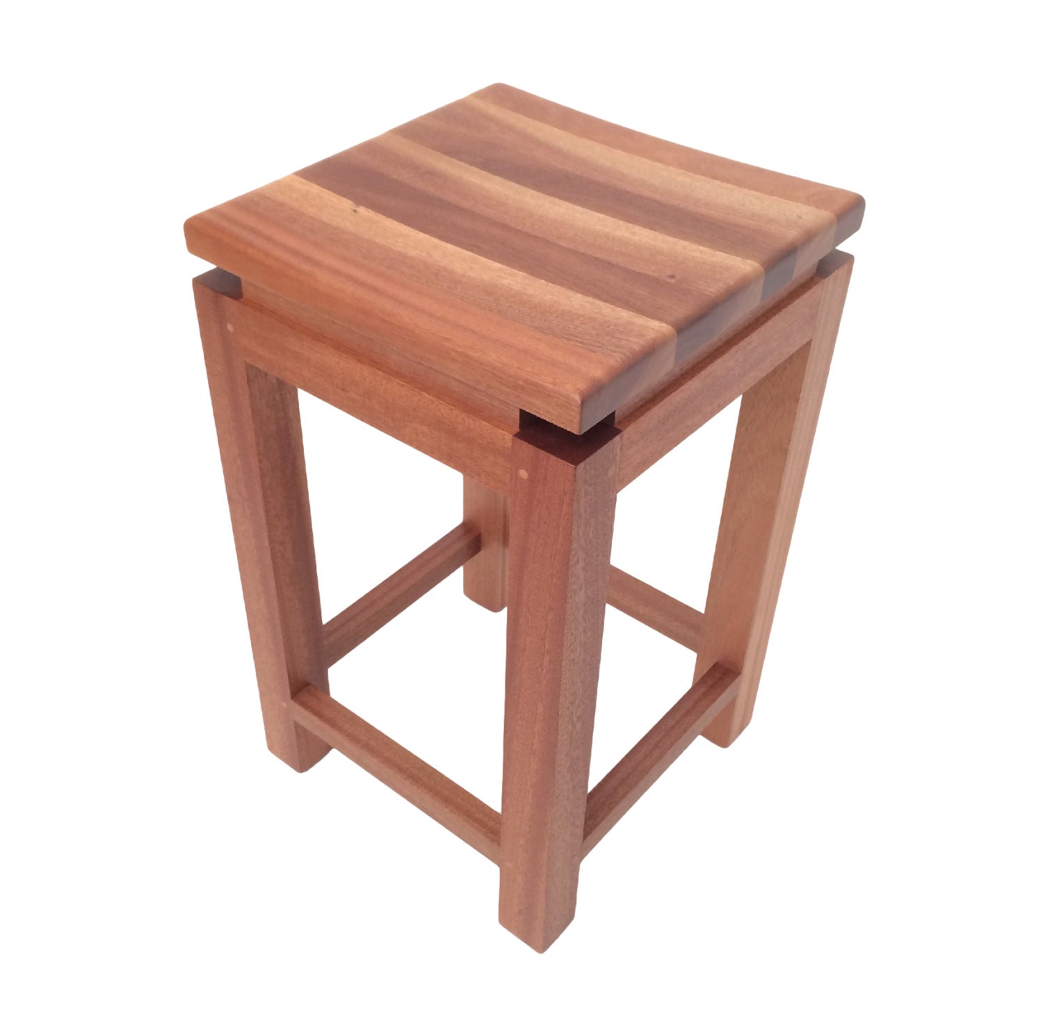 Short Modern Floating Top Stool