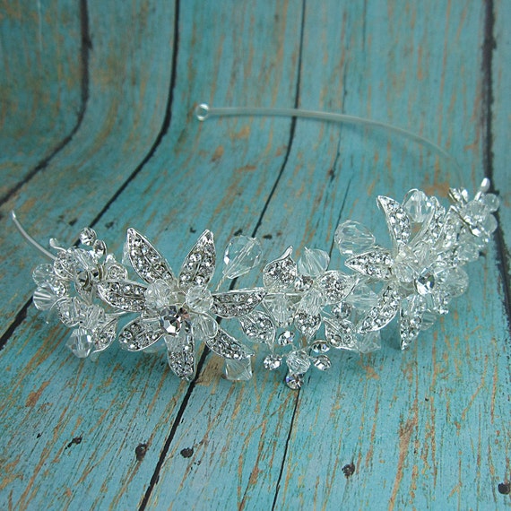 bridal headpieces swarovski crystals