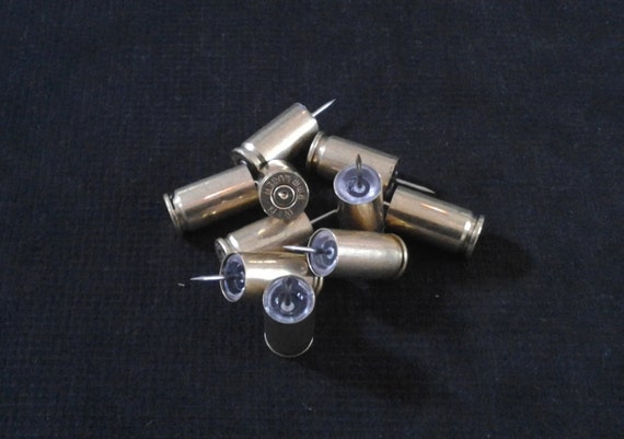 Items similar to 9mm Brass Push Pins / Thumb Tacks - Hand Made From