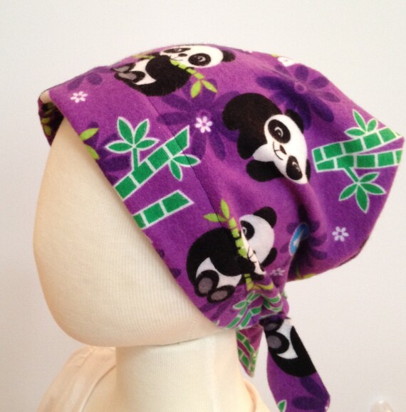 Mia Children's Flannel Scarf Purple by InspirationalHeadCov