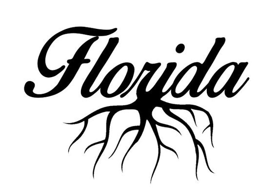 Download Rooted in Florida Home Grown Cursive Text