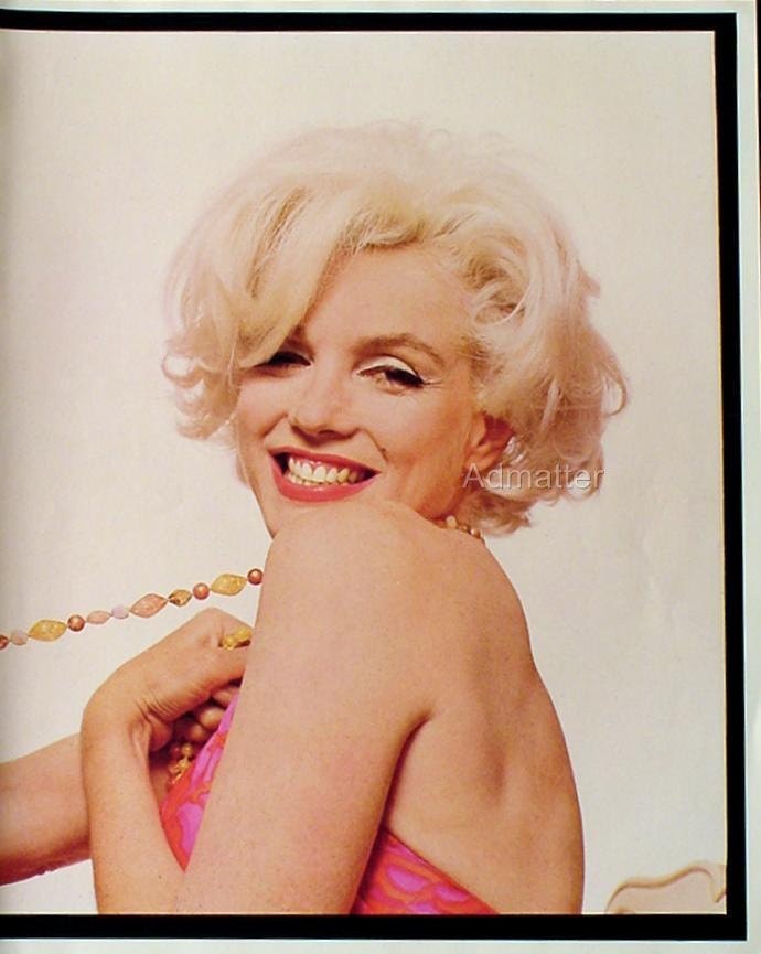 Marilyn Monroe Poster Double Sided 9x12 Pin Up Print Awesome 4485