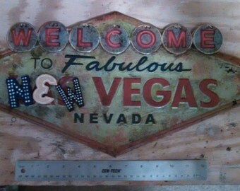 Wasteland inspire post apocalyptic metal sign