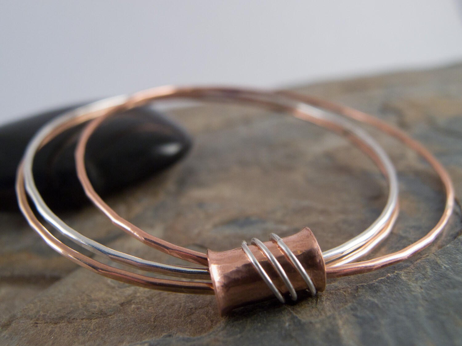 Fidget Jewelry Anxiety Jewelry Stacking by RadiantJewelStudio