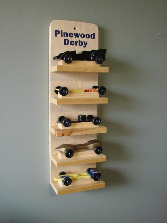 Scout Pinewood Derby Car Display Shelf One Display Shelf