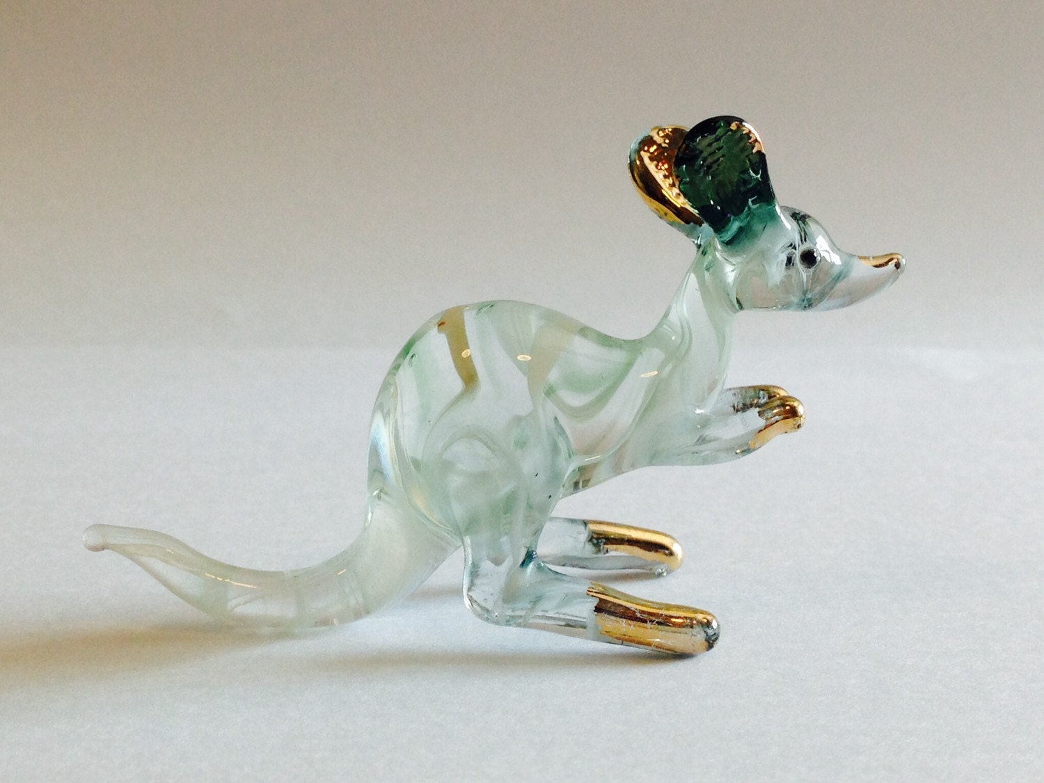 Figurine Animal Miniature Hand Blown Glass by YouLoveThailand