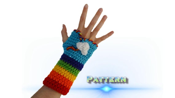 gloves crochet pattern batman In Hero Super Fingerless For Pattern Gloves Gauntlets Crochet Us  The