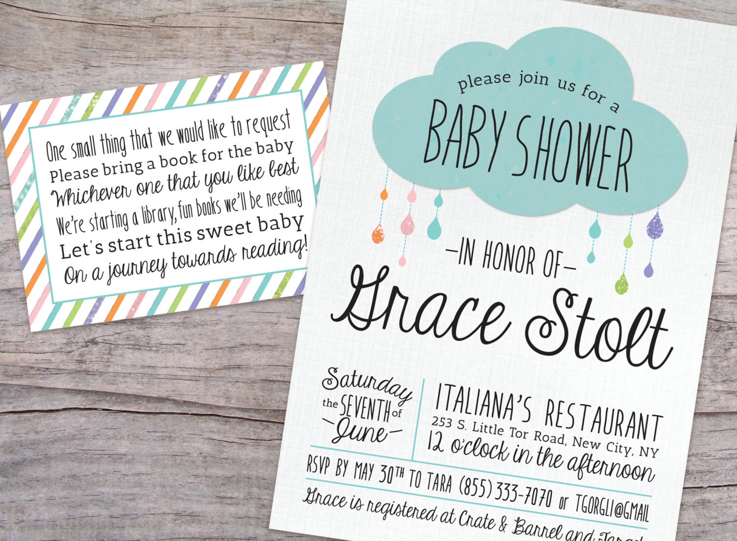 How To Ask For Gifts On A Baby Shower Invitation