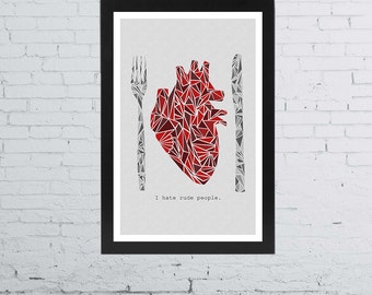 Hannibal Minimalist Poster | 11 x 17 Inches