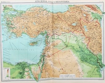 Map Of The Middle East From The 1500s Persia Saudi Arabia