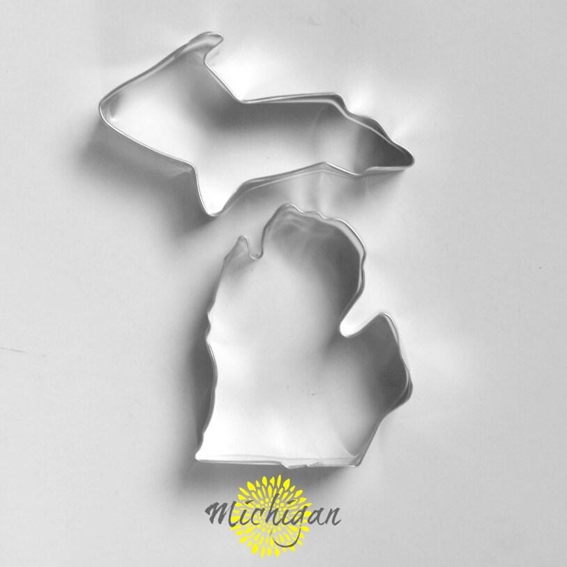 Michigan Cookie Cutter State Cookie Cutters by TheButtercupHouse