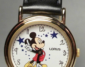Disney Retired Pts. To Time Mickey Mouse Watch! New
