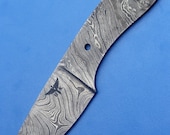 HTK-46  Damascus Knife custom handmade skiner blank blade / Great quality