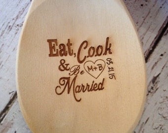 Wooden spoon, personalized wooden spoon, mother's day gift, engraved wooden spoon, love