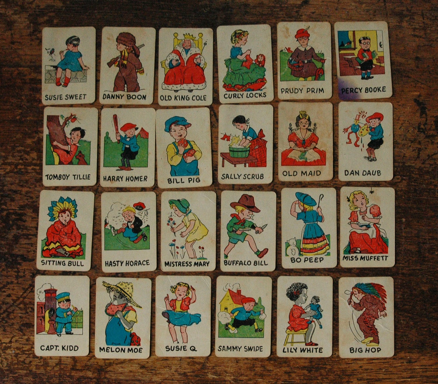 vintage old maid card game