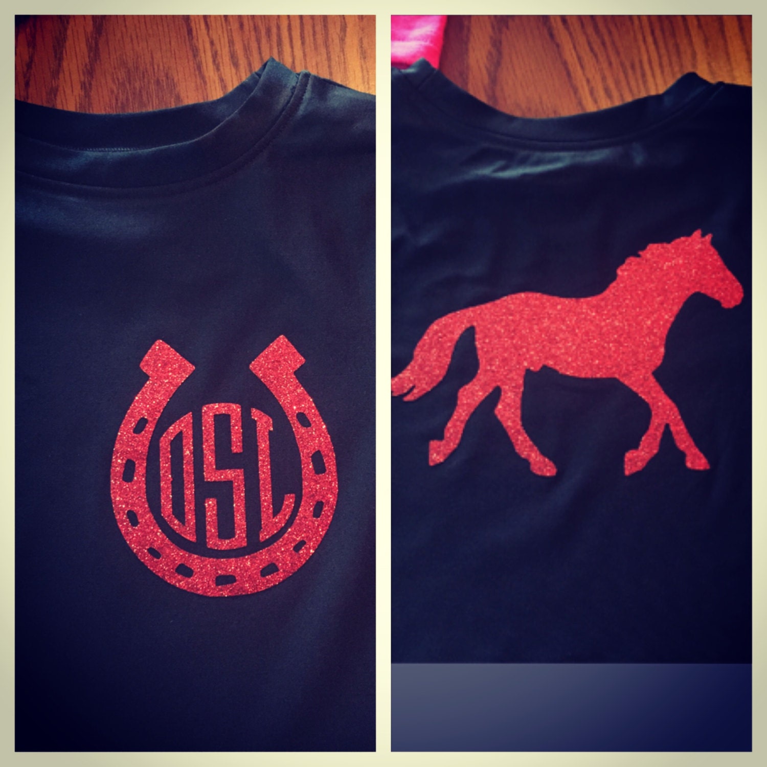 horse monogram shirt