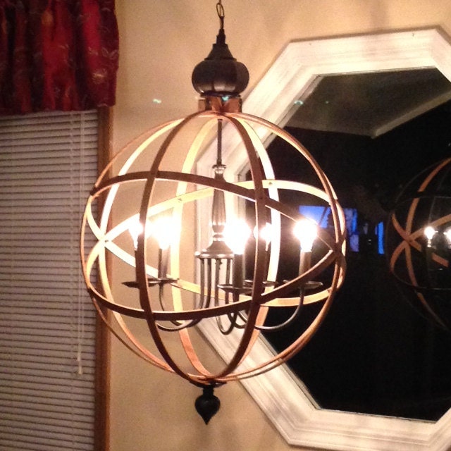 ORB CHANDELIER LIGHT 23 Atomic Light by WonderlustHomeDecor