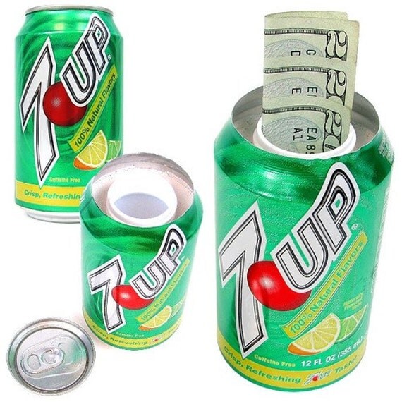 7 Up Stash Safe can 12 fl oz by StashCanManCan on Etsy