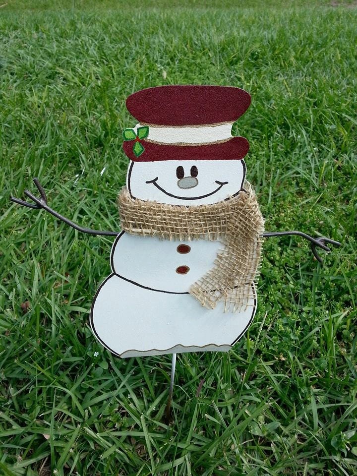 Country Primitive Snowman outdoor yard decoration Christmas