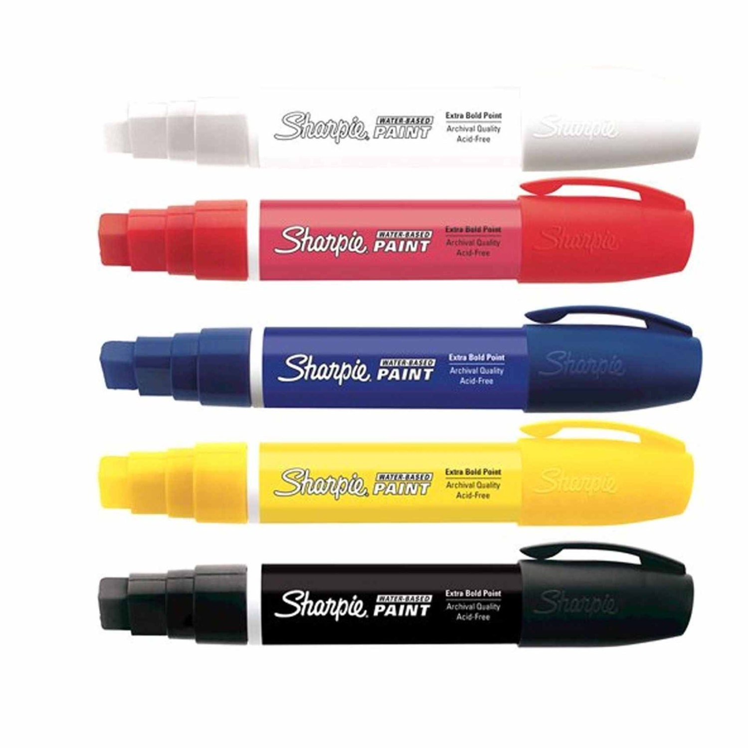 Sharpie Paint Poster Marker. Set of 5 Extra Bold Point Tip