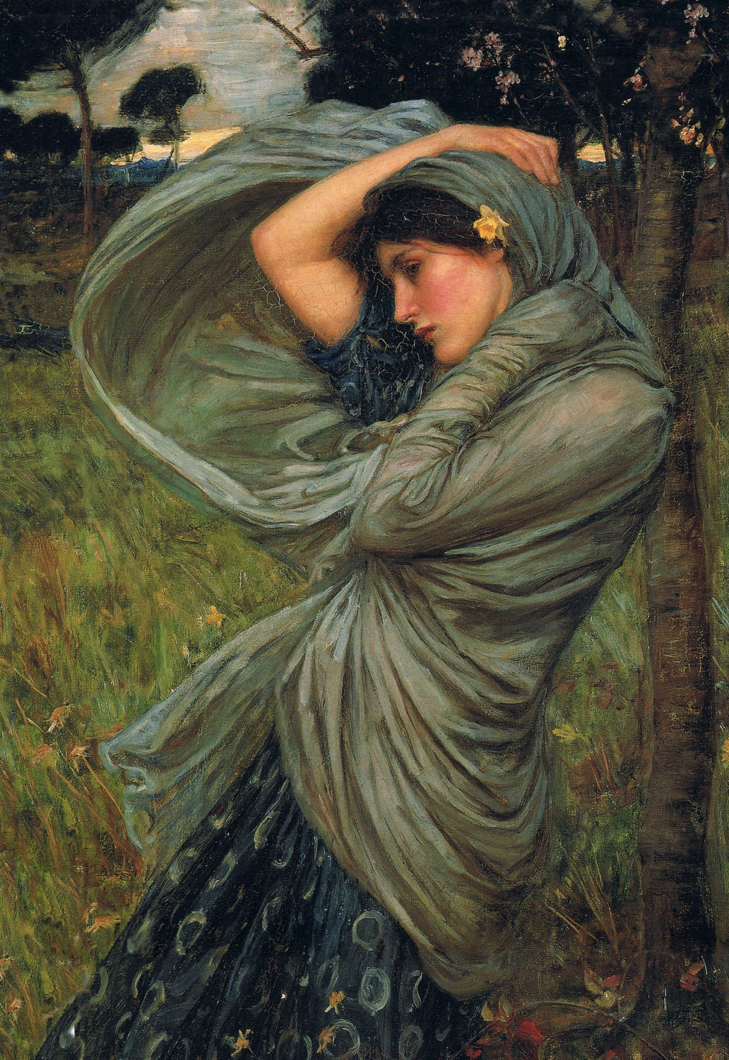 Джон уильям уотерхаус. John William Waterhouse. Boreas. 1902. Джон Уильям Уотерхаус Святая Евлалия.