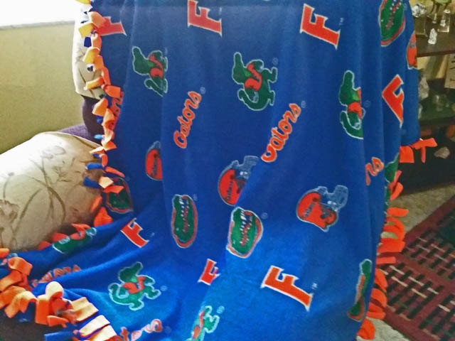 Florida Gator No-Sew Fleece Blanket by SLBEclecticDesigns ...