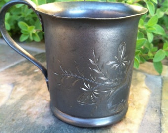 Child's Cup - 1894 - Hard White Metal Company Triple Plate Silver