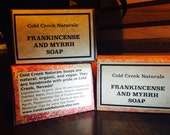 HOLY SOAP! Frankincense and Myrrh Soap Awakening, Spiritual, Beautiful Scent, Holiday, Biblical Soap, Vegan and All Natural