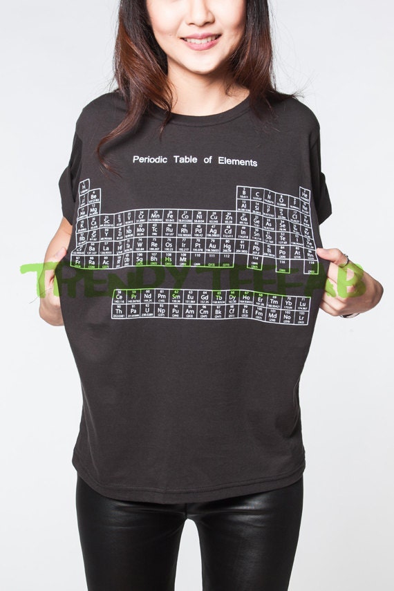 t shirts with periodic table elements