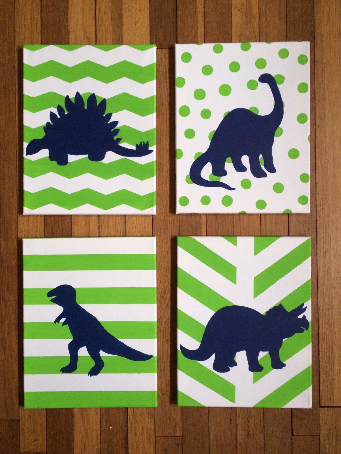 dinosaur painting canvas
