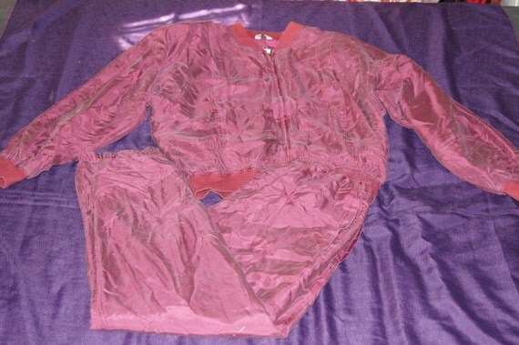 silk jogging suit