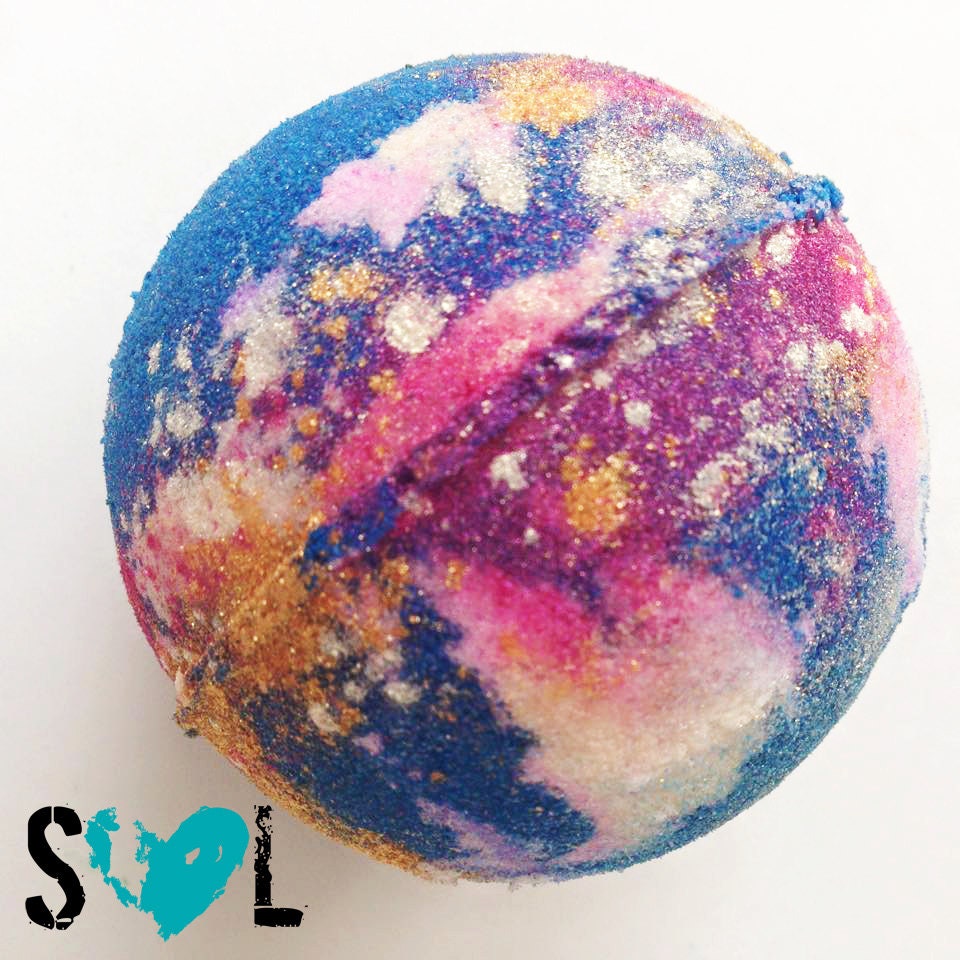 Galaxy Bomb Bath Bomb Galaxy Bath Bomb Jumbo by ScrubsofLoveLLC