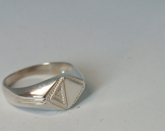 925 Sterling Silver Kids Ring by Loucrijewelers on Etsy