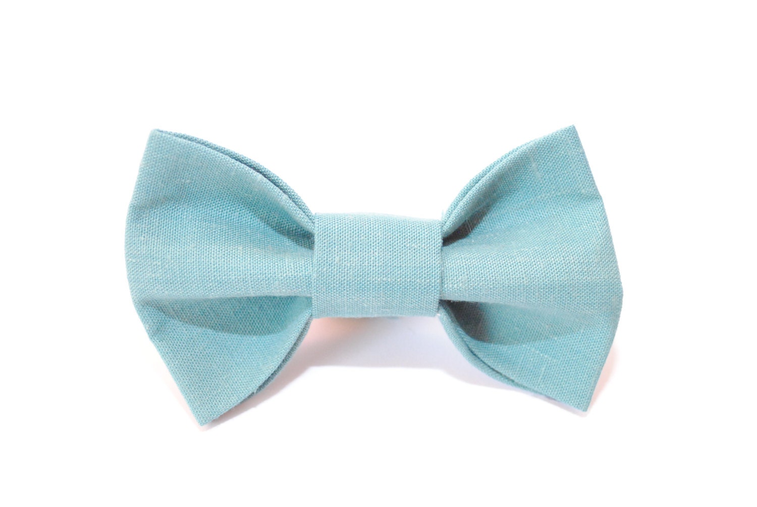 Linen bow tie Men's bow tie Turquoise Gift idea by accessories482