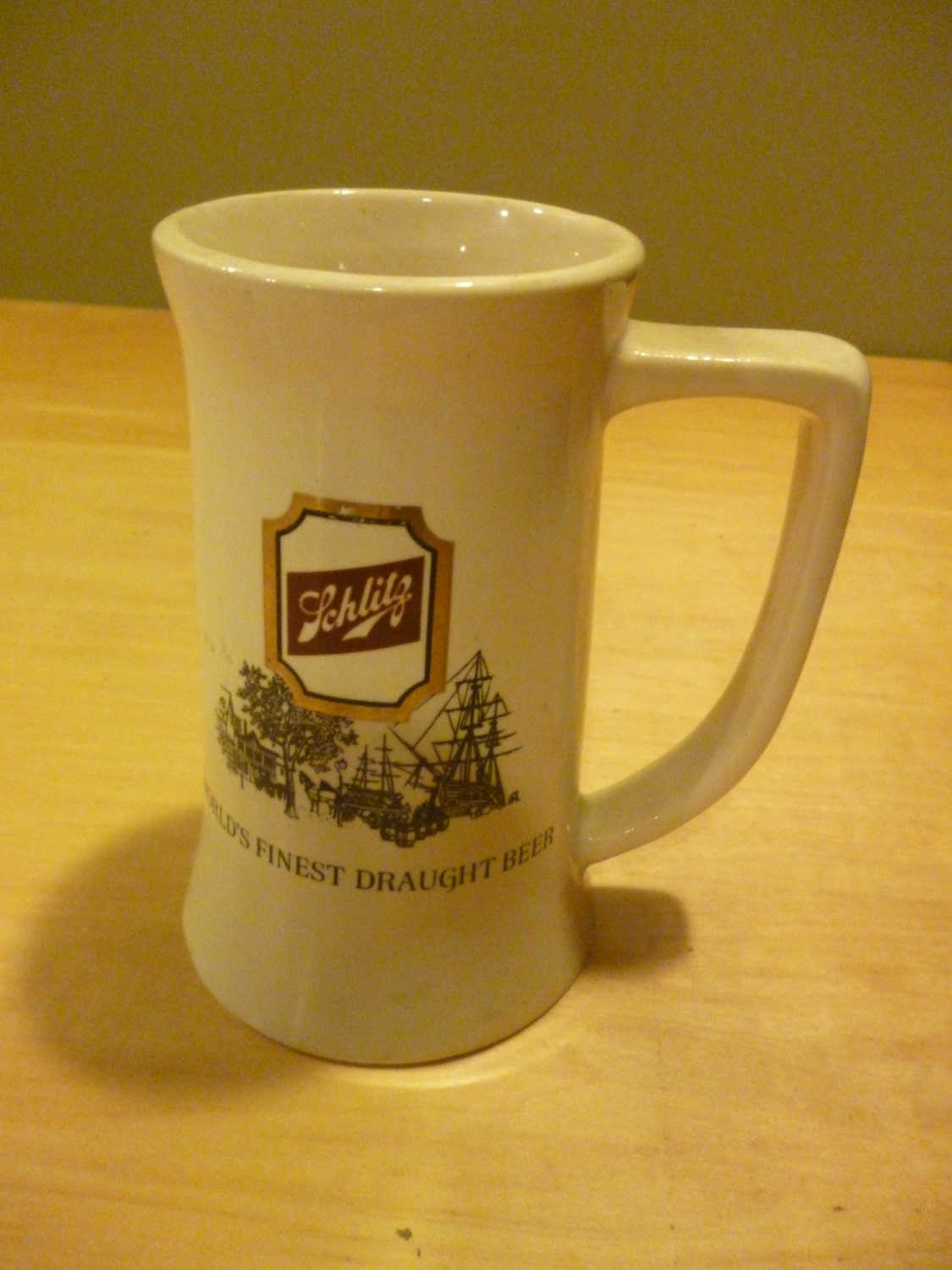 vintage schlitz beer mug