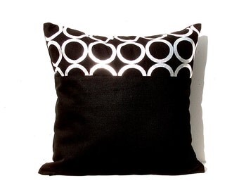 Silver Cushion Cover, Geometric Pillow Case, Holiday Decorative Pillow Case , Silver 03