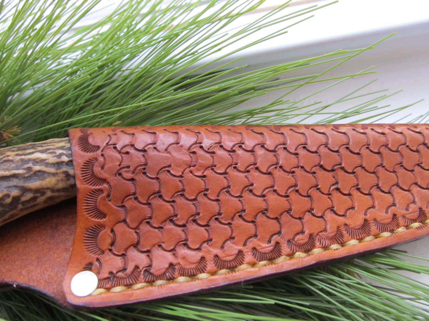 Leather Knife Sheath Scharade Sharp Finger Knife Case Belt