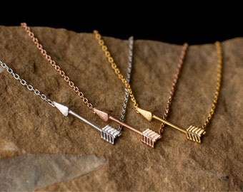 Arrow Necklace, dainty arrow, pi beta phi