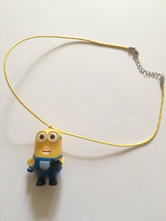 Minion Necklace by ToyNecklaces on Etsy