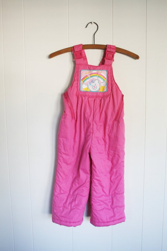 Toddler Pink Snowsuit Vintage Girl 4T by TinyVintageThreads