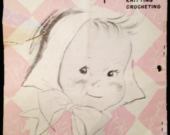 The New Baby Book - Vintage Forties Knitting & Crocheting Book 1947