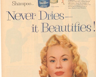 1955 Lustre Creme Shampoo &quot;<b>Virginia Mayo</b>~King Richard And The Crusaders&quot; <b>...</b> - il_340x270.702454187_rw6e