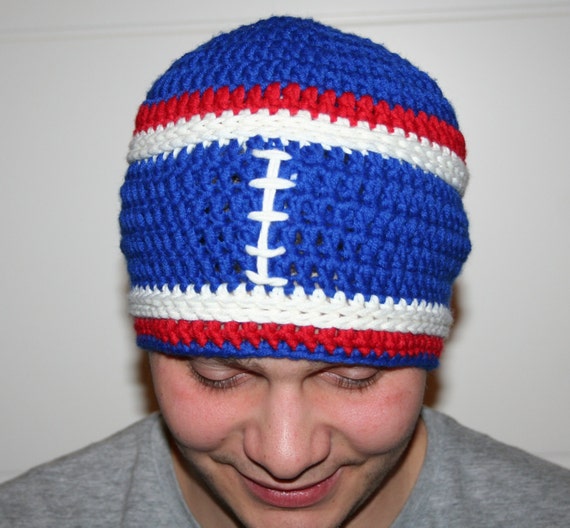 Football Team Crochet Beanie PATTERN