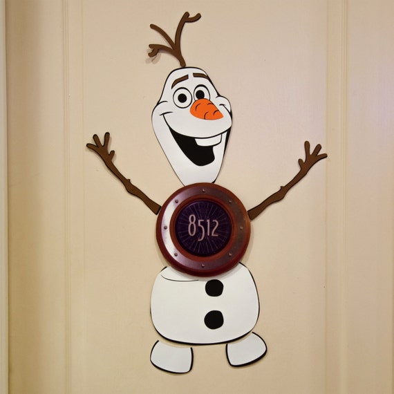 olaf snowman stateroom door magnets for by gulfbreezeproduction