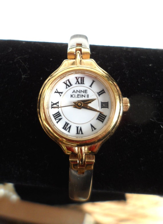 Anne Klein II Wrist Watch 14Kt Gold Filled by RetroEclectiQuities