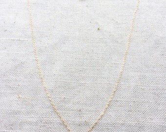 Aquamarine Necklace - Aquamarine Jewelry - Aquamarine - Aquamarine Crystal - Aquamarine Stone - Gold Dainty Necklace - Dainty Necklace Tiny