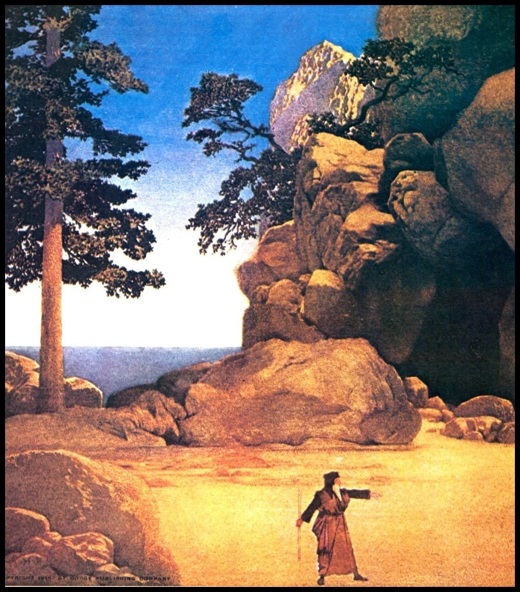 Maxfield Parrish Art Nouveau Parrish Prints Home Decor Art   Il Fullxfull.736775051 Fr6n 