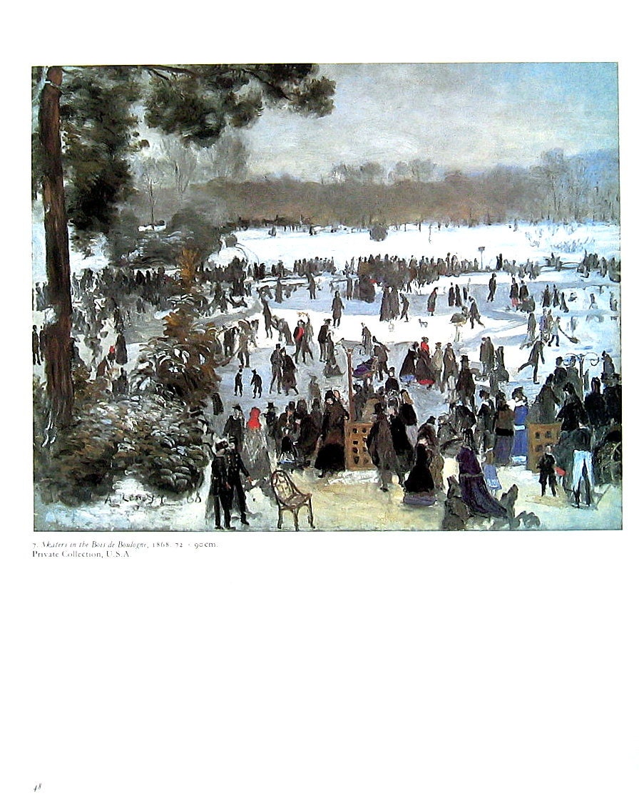 Skaters in the Bois de Boulogne Pierre-Auguste Renoir 1985